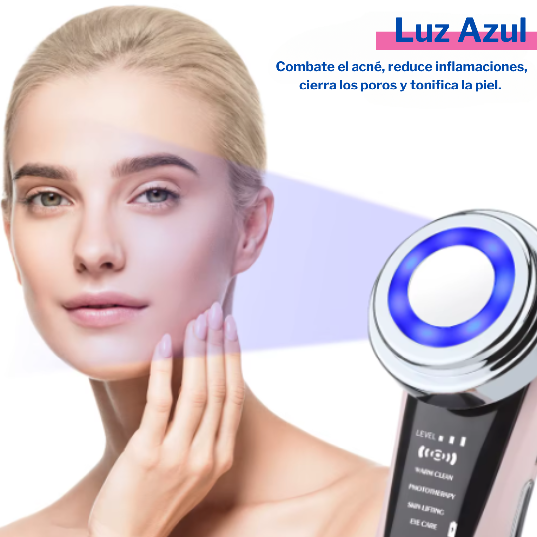 REJUVENECEDOR FACIAL SKIN LED 5 FUNCIONES